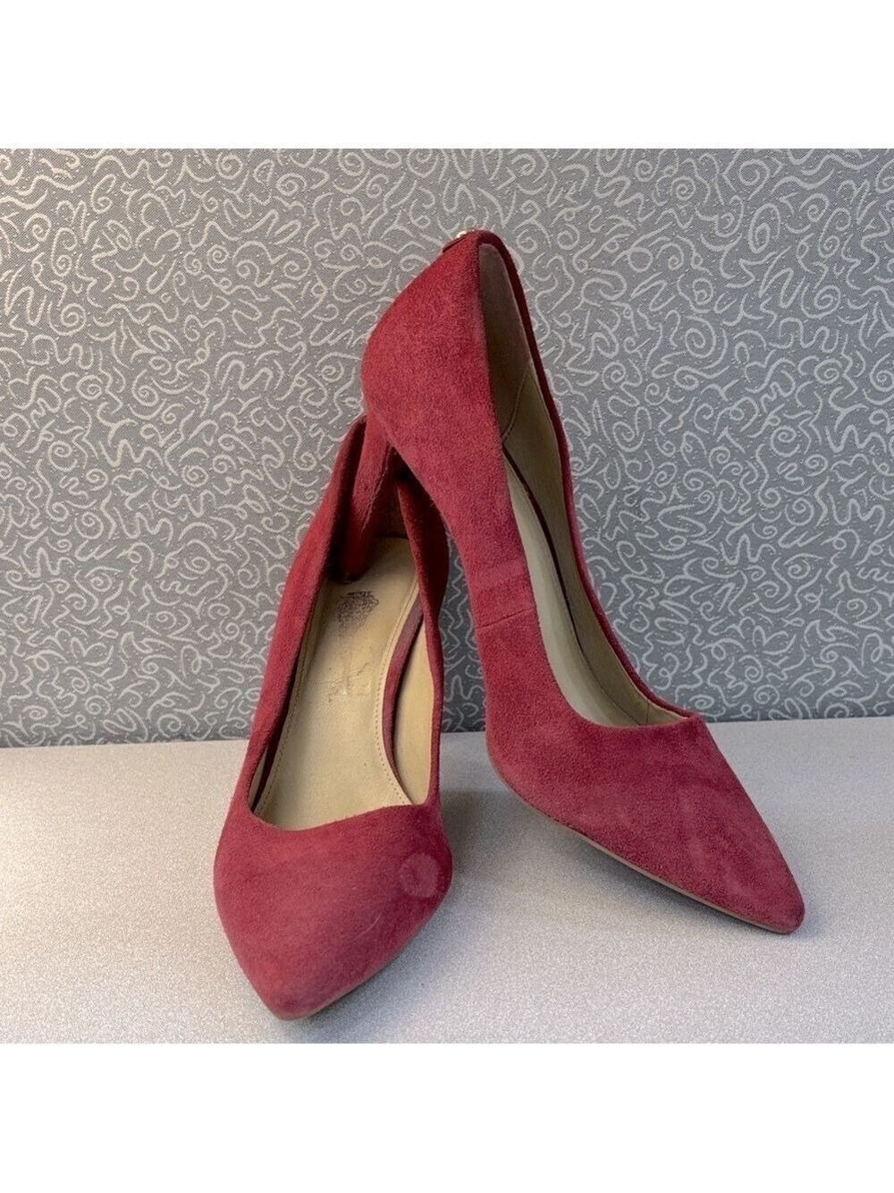Michael Kors Rose Colored Suede Pointed Toe Pumps - Size 8